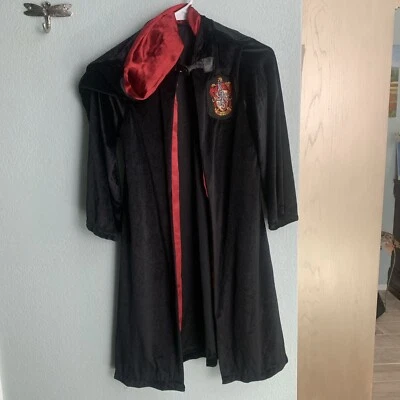 Rubíes Harry Potter Gryffindor Niño Pequeño Mediano Peluche Terciopelo Capa/Capa/Bata Foto 1 de 4