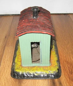 Bing GBN Prewar German Crossing Keepers Hut Tin Antique Station Marklin Bub - Picture 1 of 6