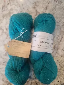 Lot 2 Pakistan handspun 100% cotton yarn by creative handweavers 4oz - Picture 1 of 4