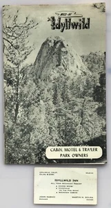 Mile-Hi Idyllwild California Chamber of Commerce Camping Brochure w/ map Antique - Picture 1 of 4