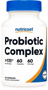 Nutricost Probiotic Complex (1 Milliarde KBE) 60 Kapseln - Glutenfrei, gentechnikfrei - Bild 1 von 5