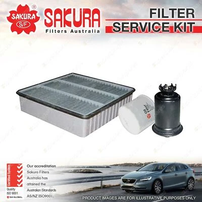 Sakura Oil Air Fuel Filter Service Kit for Proton Persona Satria Wira C97 C98 - image 1 of 2