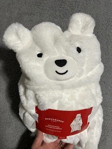 Manta con capucha para niños Wondershop Polar Bear 40x50 bolsillos para manos de piel sintética en las patas - Imagen 1 de 8