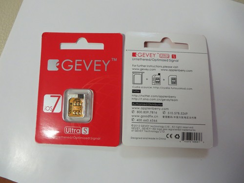 ORIGINAL UNLOCK SIM CARD GEVEY Ultra S for iPhone 4S