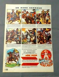 PUBLICITE ANCIENNE ADVERT CLIPPING 100519 FROMAGE MERE PICON VICTOIRE AUSTERLITZ - Imagen 1 de 1
