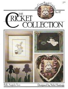 Folks Angels Two Cross Stitch Pattern Booklet - The Cricket Collection No. 47 - Imagen 1 de 1
