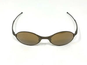 Oakley E - wire 2.0 Bronze Sunglasses Frames Only Scratched Lenses No Earsocks - Picture 1 of 12