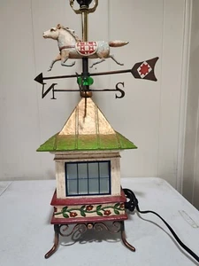 Jim Shore Heartwood Creek Country Birdhouse Weathervane Lamp Farmhouse Rustic - Picture 1 of 12