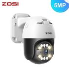 ZOSI 5MP CCTV PoE Security Camera PTZ 2Way Audio Auto Tracking AI Detect ColorVu