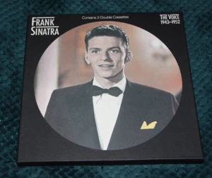 FRANK SINATRA THE VOICE 1943 - 1952 3x DOUBLE AUDIO CASSETTES (SEALED ) BOXSET - Picture 1 of 3