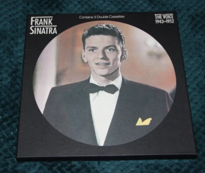 FRANK SINATRA THE VOICE 1943 - 1952 3x DOUBLE AUDIO CASSETTES (SEALED )  BOXSET - Image 1 of 3