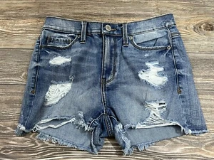 Mudd Womens FLX Stretch Hi Rise Shortie Jean Shorts - Junior size 7 - Picture 1 of 7