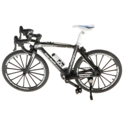 1:10 Scale Alloy Bicycle Velodrome Racing Bike Black Handicraft Bicycle Toy - Image 1 of 3
