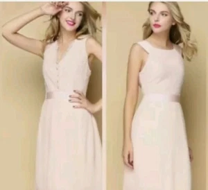 Ted Baker Faybll Pink Lace Reversible Dress RT $325 Size 3(US 8) - Picture 1 of 3