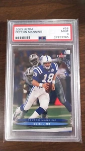 2003 Ultra #58 Peyton Manning Colts graded PSA 9 Mint Pop. 2 - Picture 1 of 1