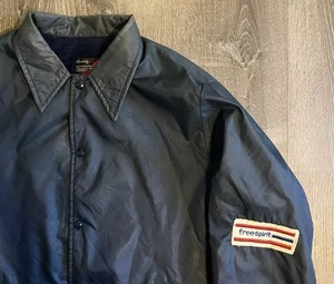 Vintage Sears Sportswear Jacket Slicker—USA Sun Faded Distressed Streetwear L - Picture 1 of 7