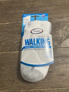 THORLO Foot Protection Walking Ankle Socks for Women Color White Size Small New! - Picture 1 of 8