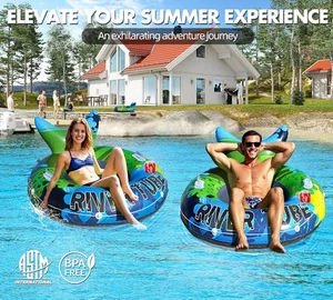 Tubos de río para flotante de alta resistencia, flotador de tubo de río inflable XL, po... - Imagen 1 de 7