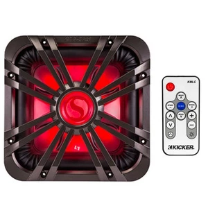 Rejilla de subwoofer Kicker L712GLC con control remoto para Solo-Baric L7 - Imagen 1 de 12