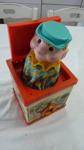 Vintage 1970s Fisher Price - Jack in the Box Puppet Toy - Made in USA - Picture 1 of 11