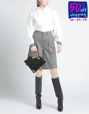 RRP€328 CLARA AESTAS Handbag Metal Detailing Double Handles Made in Italy - Image 1 of 4