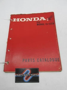 Honda Official Factory 125 CL125A Parts Catalog Catalogue Book - Picture 1 of 4