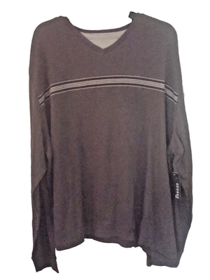 Big Mens V Neck Shirt Brown Heather Size 2X NEW - Image 1 of 2