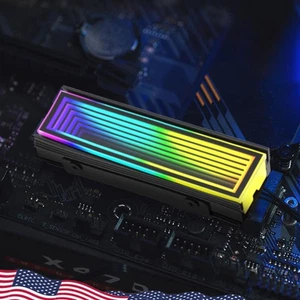M.2 Nvme SSD Radiator AURA Sync SSD Cooler Radiator Heat-resistance for M.2 2280 - Afbeelding 1 van 18