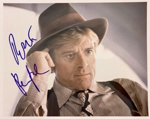 Foto firmada por Robert Redford como "Roy Hobbs" de "The Natural" 8x10 - PSA LOA Z04667 - Imagen 1 de 2