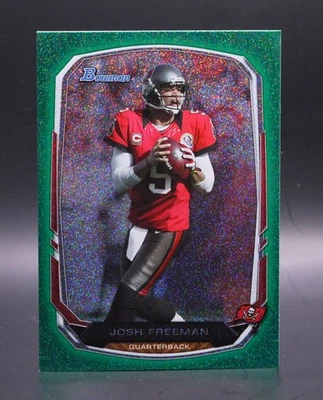 2013 Topps Bowman #76 Josh Freeman Green Ice /50 - Image 1 of 2