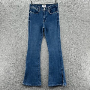Frame Jeans Damen 27 Blau Stretch High Rise Bells Denim Le High Flare Jeans - Bild 1 von 15