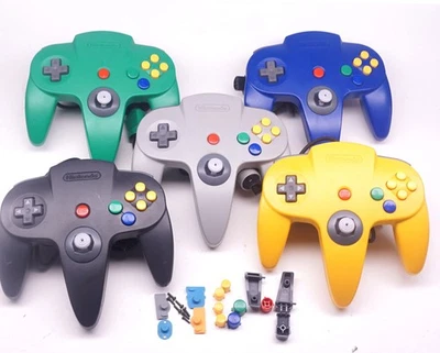 Mando Nintendo 64 OEM N64 NUEVO Palo Apretado Benchmarked Rojo Azul - Elige Color Foto 1 de 4