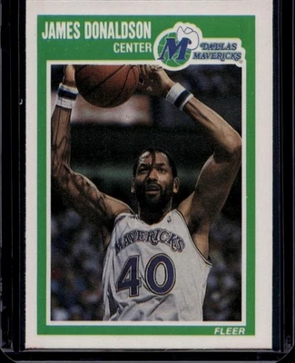 1989-90 Fleer #34 James Donaldson - Image 1 of 2