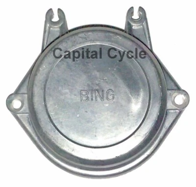 BMW BING Carb Cover Flat Top Round Carburetor R80 R65 R45 Airhead Fuel Supply - Image 1 of 2