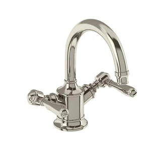 Arcade ARC14 NKL 1TH dual lever basin mixer - NO PUW - Picture 1 of 3