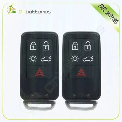 2 para Volvo XC60 XC70 2010 2011 2012 2013 2014-2017 controle remoto sem chave chaveiro de carro - Imagem 1 de 4