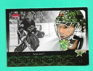 (1) MARTY TURCO 2006-07 FLEER # N9 DALLAS NETMINDERS GOALIE INSERT (W3376) 