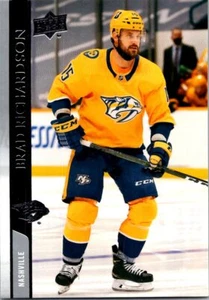 2020-21 Upper Deck Brad Richardson #580 Nashville Predators - Picture 1 of 2