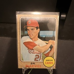 1968 Topps - #141 Dal Maxvill