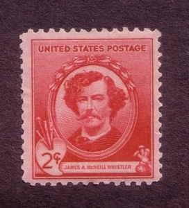 Scott #885 1940 2¢ James A. McNeill Whistler Famous Americans Artists - MH/OG - Picture 1 of 2