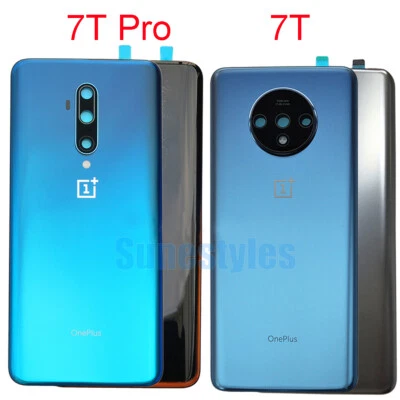 New OEM Original Housing Glass Rear Battery Back Cover For Oneplus 7T / 7T Pro - Image 1 of 2