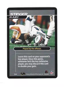 2002 NFL Showdown Injury Stinger TERRY COUSIN DOLPHINS S12 - Picture 1 of 2