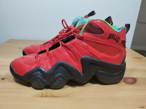Size 12 - Kobe Bryant Adidas Crazy 8 Chicago Bulls 72-10 Red C77539 EUC RARE - Picture 1 of 9
