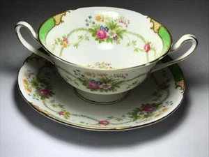 Shelley Dubarry Soup Bowl and Plate - Picture 1 of 11