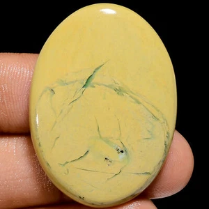100% Natural Mariposite Oval Shape Cabochon Gemstone 51.5 Ct. 36X26X5 mm X-16007 - Picture 1 of 2