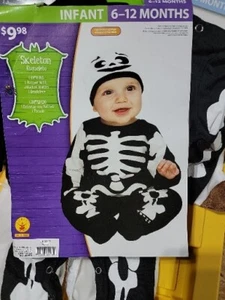 Skeleton Costume By Rubie's, Size 6-12 months, New! - Picture 1 of 4