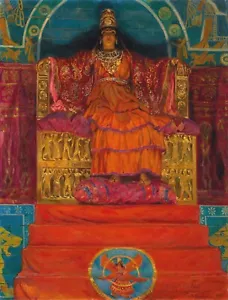Georges Rochegrosse : "The Queen of Assyria" (1932) — Giclee Fine Art Print - Picture 1 of 7