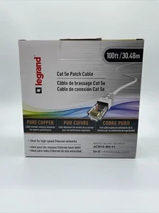 Legrand CAT 5e Patch Cable, Computer Network Cord Data Cable 100ft/30.48m new - Picture 1 of 5