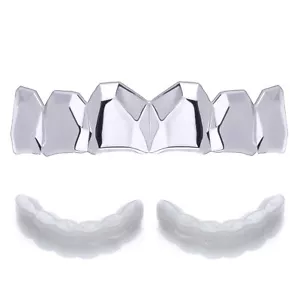 Hip Hop CORTE Grillz Prendas Superiores Lisas L051 S Moldeo 1 Barra Extra - Imagen 1 de 3