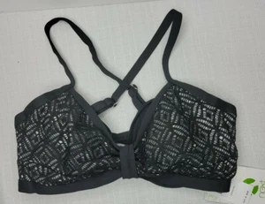 Next Women's Sport Bra Black Size 36D Underwire $64 MSRP Cute! - Picture 1 of 3
